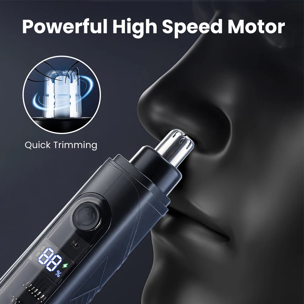 AFDEAL Mini Nose & Ear Hair Trimmer | USB-C Rechargeable Nose & Ear Trimmer QXL
