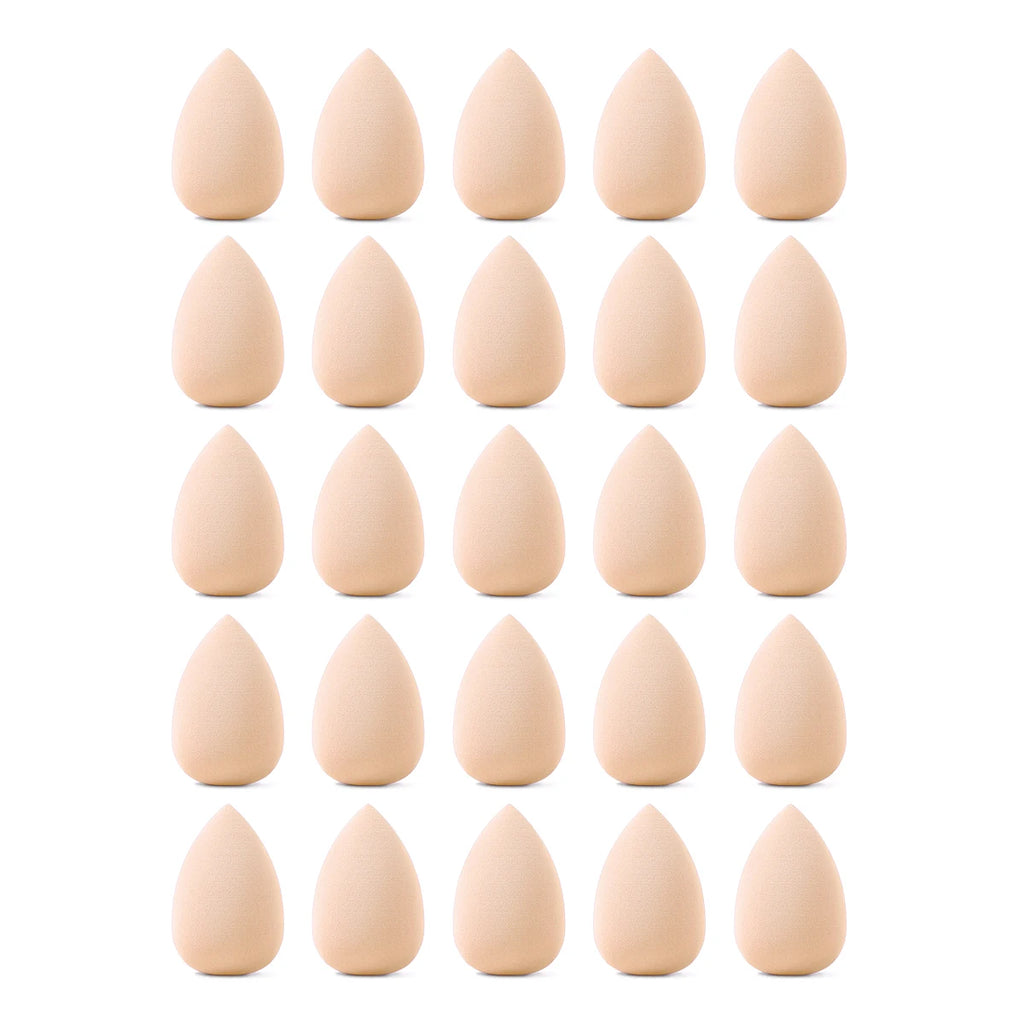 25-Pack Mini Makeup Blending Sponges with Storage Box Makeup Blending Sponges QXL