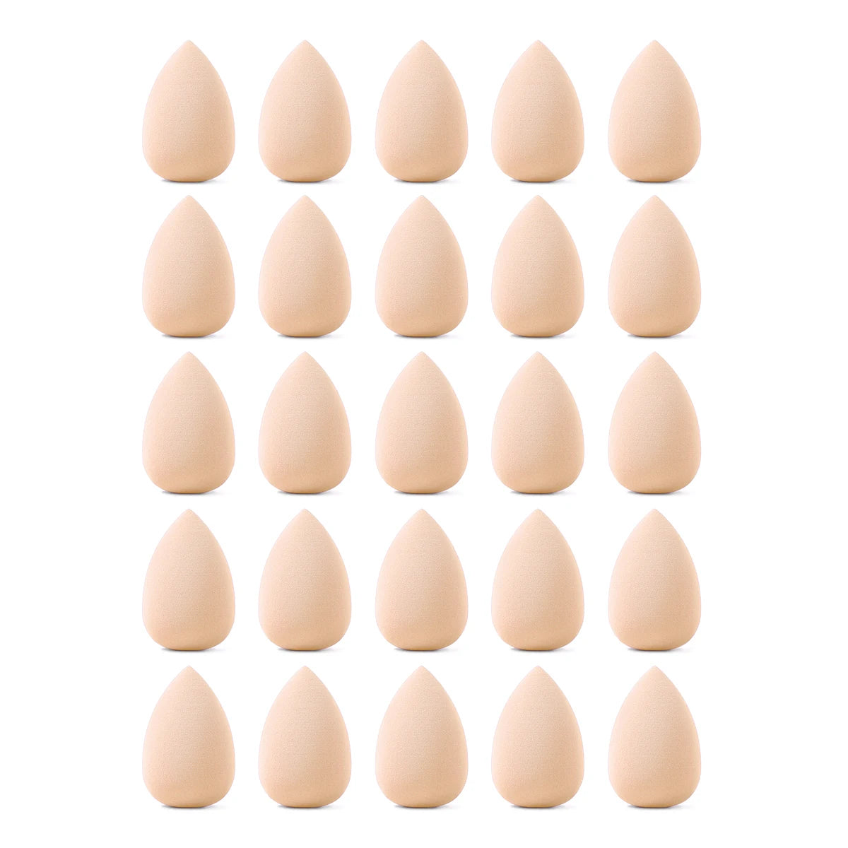 25-Pack Mini Makeup Blending Sponges with Storage Box Makeup Blending Sponges QXL