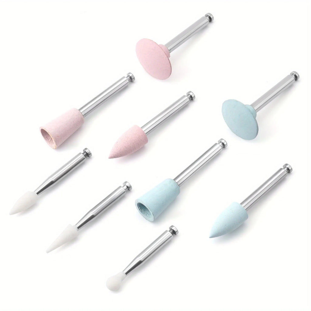 9/12-Pc Ceramic Dental & Nail Polishing Kit | Handpiece Bits Dental Polishing Kit QXL