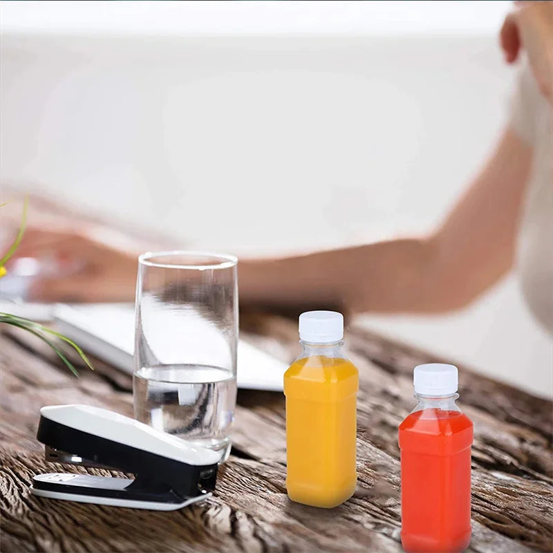 10/20-Pack 100ml Clear Refillable PET Bottles | Leakproof Lids Refillable Drink Bottles QXL