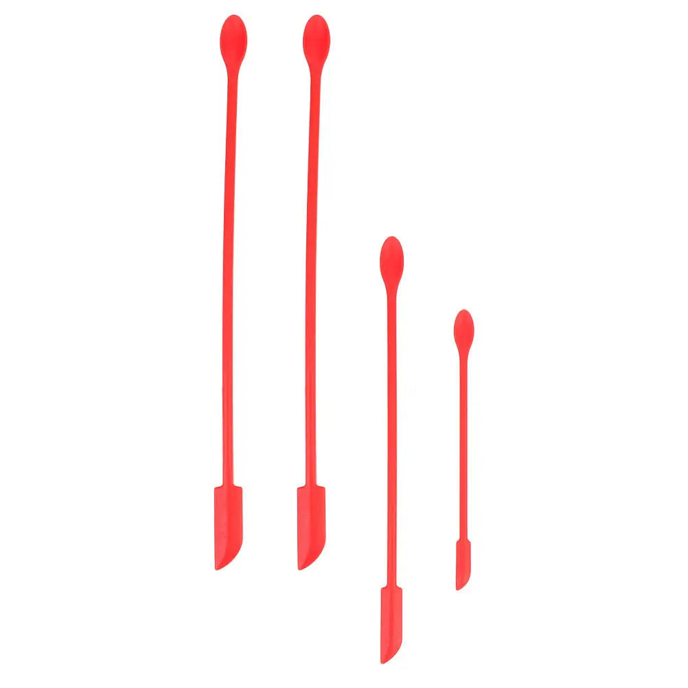 4-Piece Silicone Spatula Set – Flexible Jam & Cream Scraper Silicone Spatula Set QXL