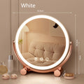LED Makeup Mirror 3-Color Dimmable Touch Vanity USB-C LED Vanity Mirror QXL White