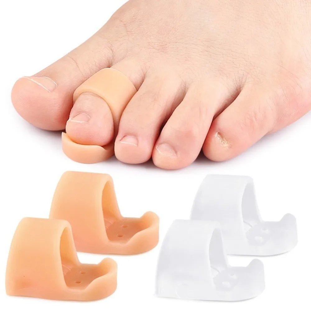 Silicone Gel Toe Separator & Straightener 2-Pack | SEBS Toe Separator QXL