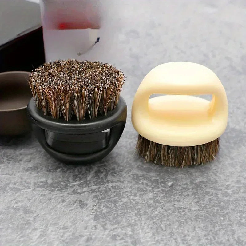 Men's Beard & Neck Sweep Bristle Brush | Grooming Tool Beard Grooming Brush QXL