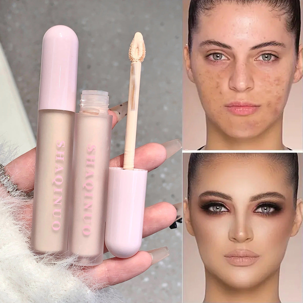 Full Coverage Concealer Foundation Cream | 3 Shades Concealer Foundation QXL