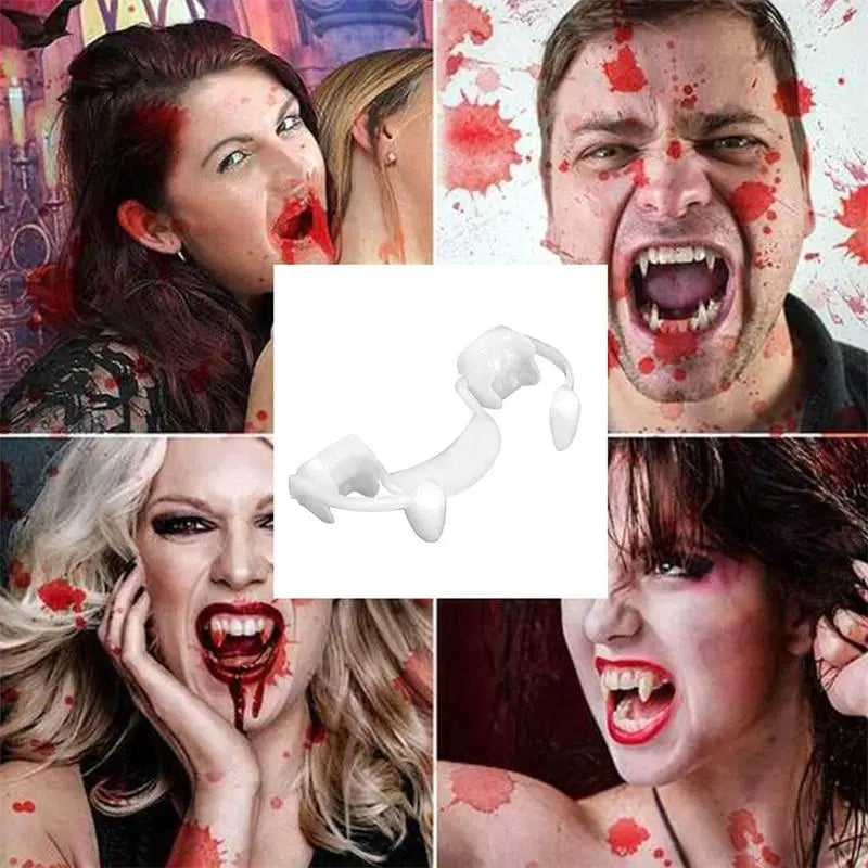 Vampire Fang Teeth – Halloween Cosplay Costume Prop Halloween Costume Prop QXL