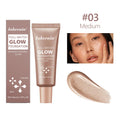 Glow Foundation Liquid Highlighter & Bronzer Cream 45ml Glow Foundation Cream QXL 3Medium