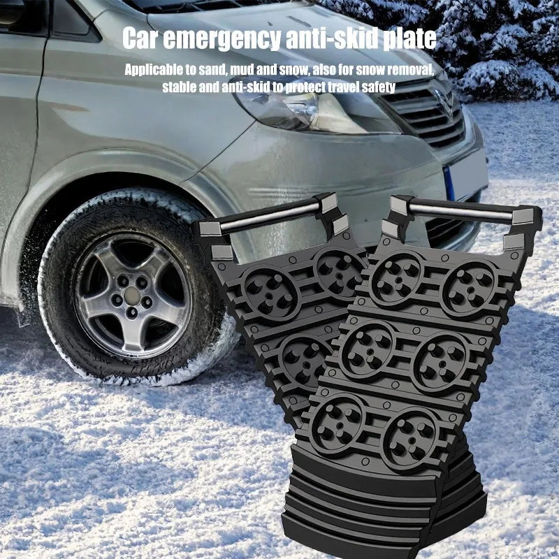 Anti-Slip Wheel Traction Plate | Snow Mud Sand Recovery Vehicle Traction Plate QXL