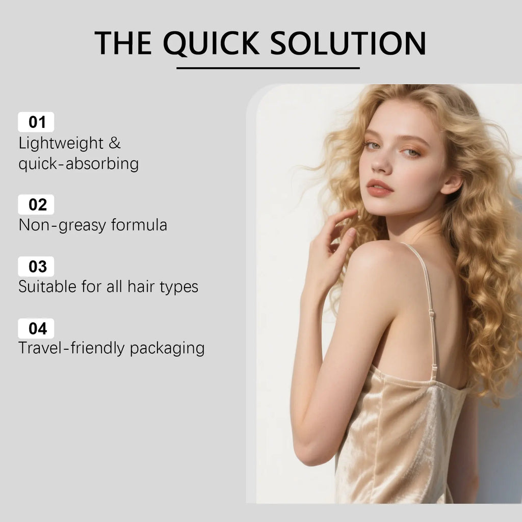HOEGOA Polygonum & Biotin Hair Spray – Nourish & Strengthen Hair Care Spray QXL