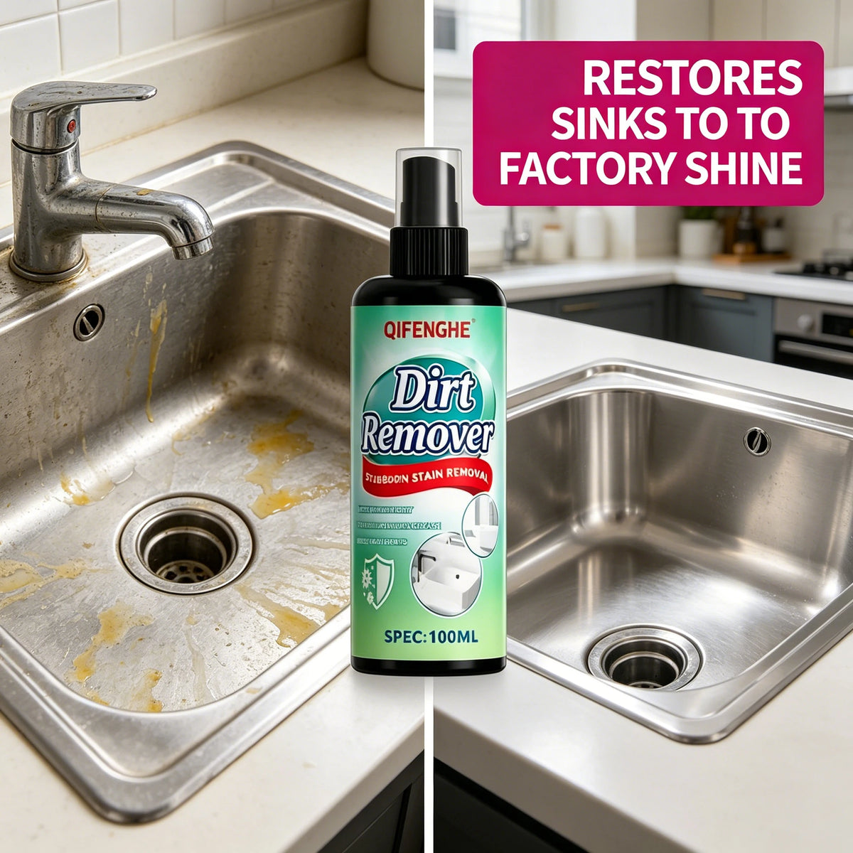 Multi-Surface Dirt & Stain Remover | Powerful Household Cleaner Household Surface Cleaner QXL