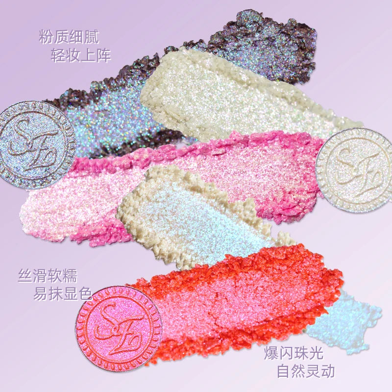 Chameleon Gradient Sparkle Eyeshadow | Long-Lasting Highlighter Sparkle Eyeshadow QXL