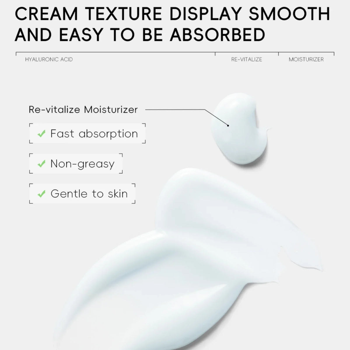 QUIYUM Hyaluronic Acid Face Cream – Hydrate & Brighten Hyaluronic Acid Moisturizer QXL