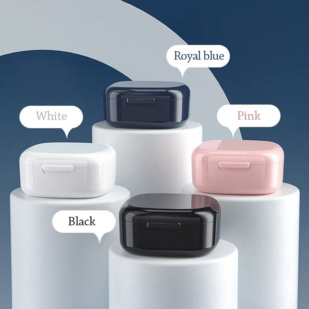 Portable Denture & Retainer Storage Case | Double-Layer Retainer Storage Case QXL