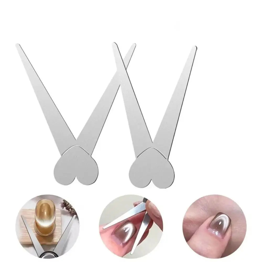 3D Cat Eye Nail Magnet | V-Shape French Manicure Tool Nail Art Magnet QXL