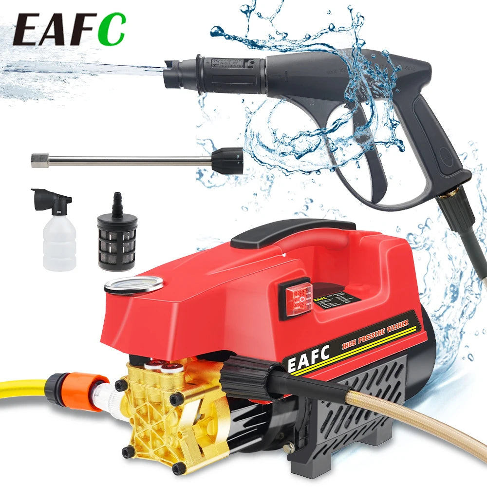 EAFC 200 Bar 1000W High-Pressure Car Wash Machine & Water Gun Pressure Washer QXL