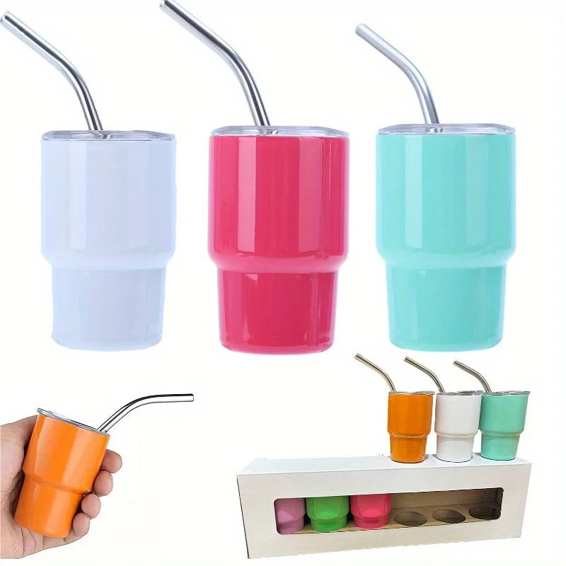 Mini Stainless Steel Water Bottle | Camping & Picnic Cup Stainless Steel Water Bottle QXL