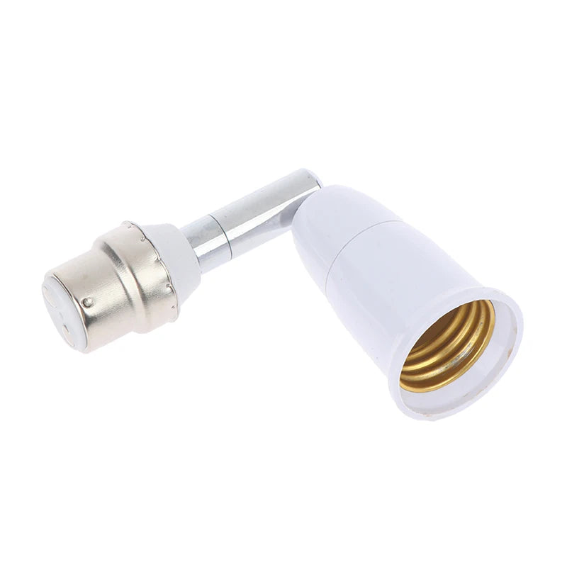 B22 to E27/E26 Socket Adapter | 90° Rotatable Light Converter Light Socket Adapter QXL