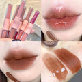 Maxfine Double-End Lip Gloss | Matte Velvet & Mirror Finish Lip Gloss QXL 01