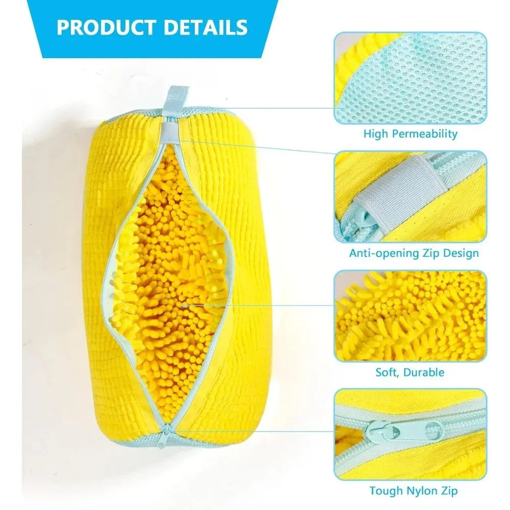 Padded Mesh Shoe Laundry Bag | Washing Machine Protector Shoe Laundry Bag QXL