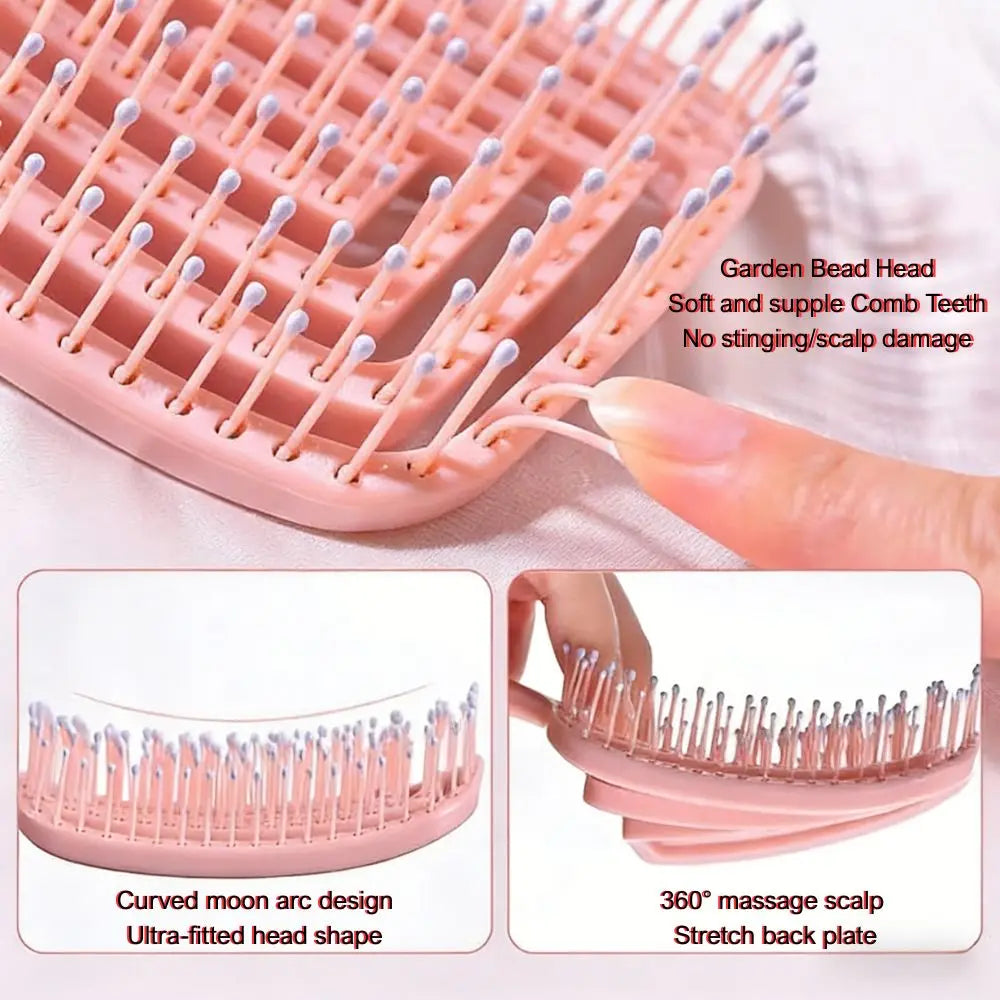 Anti-Static Massage Comb | Wet Hair Detangling Brush Hair Massage Comb QXL