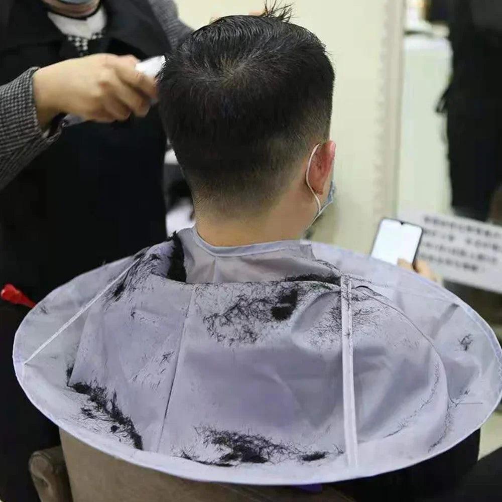 Breathable Foldable Adult Haircut Cape | Hair Dye Cloak Haircut Cape QXL Default Title