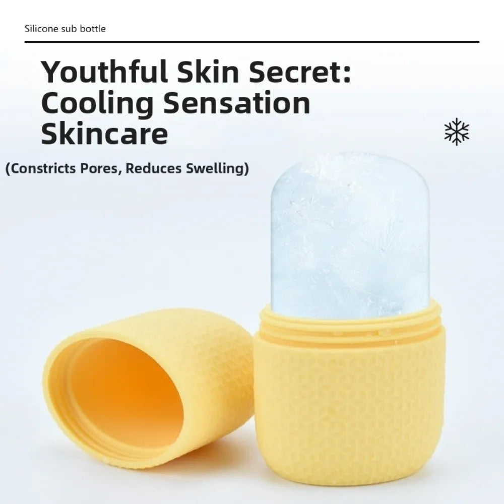 Silicone Ice Face Roller – Cooling De-Puffing Facial Massage Ice Face Roller QXL