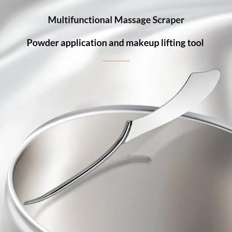 Stainless Steel Makeup Spatula – Hygienic Cosmetic Scoop Tool Makeup Spatula QXL