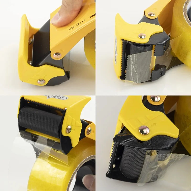 Heavy-Duty Metal Tape Gun Dispenser | Safety Blade Cover 5cm Tape Gun Dispenser QXL