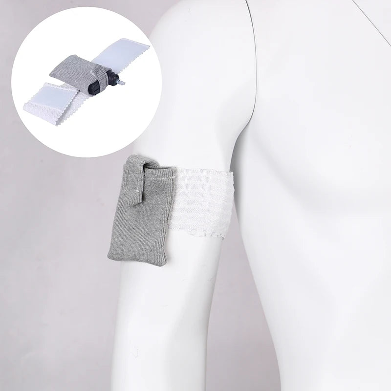 Elastic Arm Band Pouch for Insulin Pump & Supplies | YOVIP Insulin Pump Arm Pouch QXL