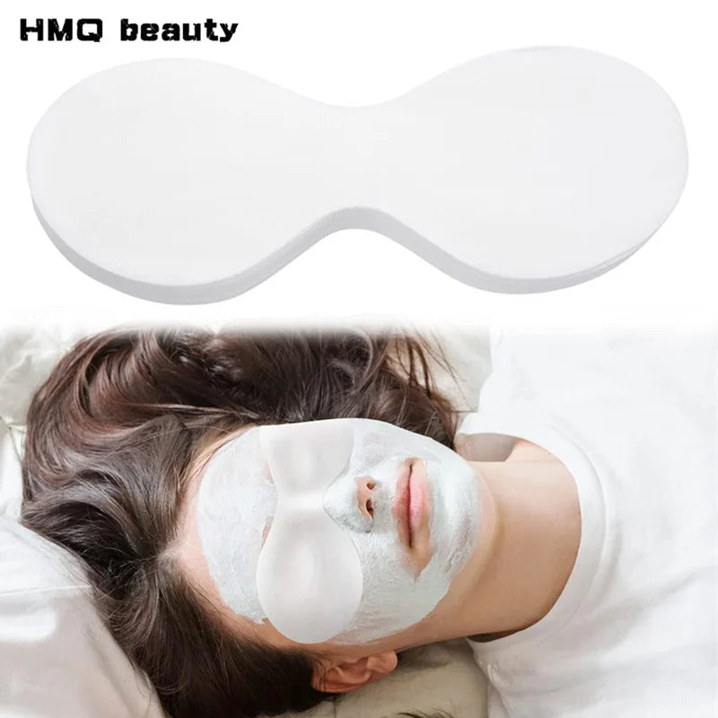 500/1000-Pack Disposable Cotton Eye Mask Pads – Ultrathin DIY Disposable Eye Pads QXL