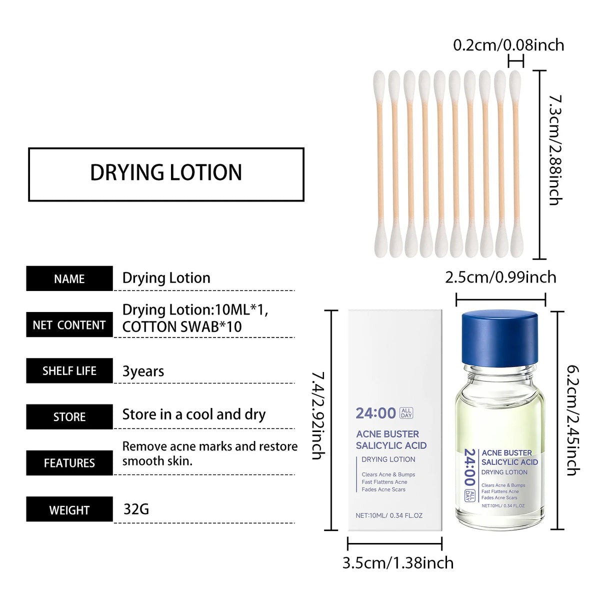 Skin-Balancing Hydrating Face Serum | Pore-Minimizing Daily Use Face Serum QXL