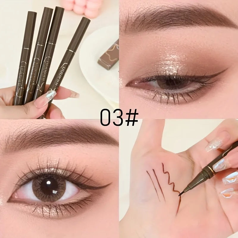 0.01mm Ultra-Fine Liquid Eyeliner – Waterproof Long Lasting Liquid Eyeliner QXL 8501-03