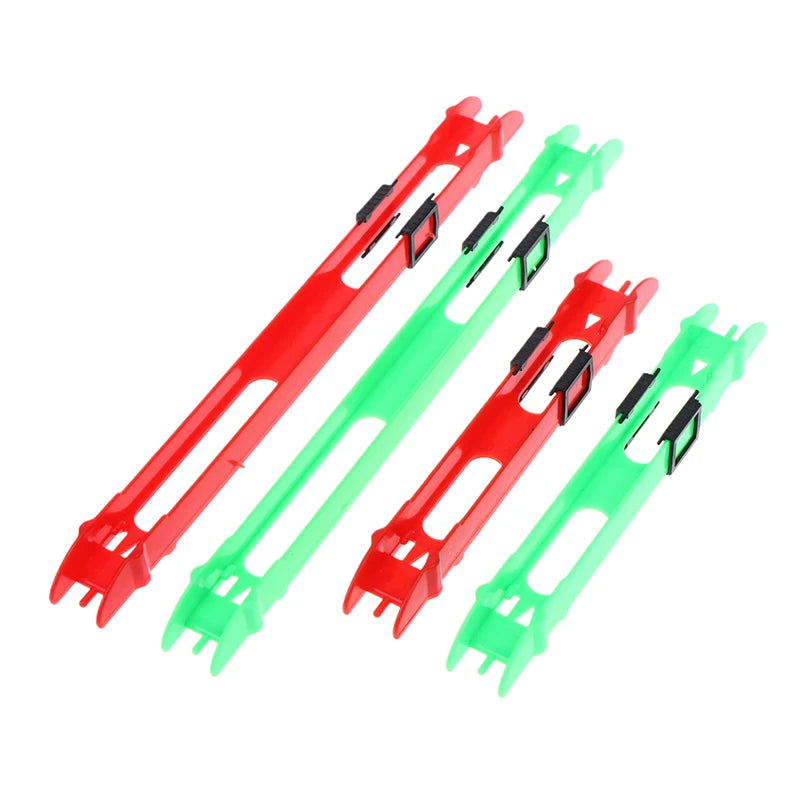 10-Pack Fishing Line Winding Boards & Holder – Red & Green Fishing Line Winder QXL