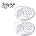 2-Pack Silicone Half Pads for Flip-Flops | Non-Slip Toe Protectors Sandal Toe Pads QXL 2pcs