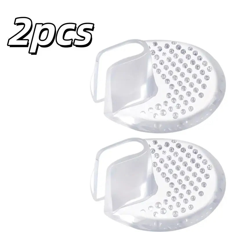 2-Pack Silicone Half Pads for Flip-Flops | Non-Slip Toe Protectors Sandal Toe Pads QXL 2pcs