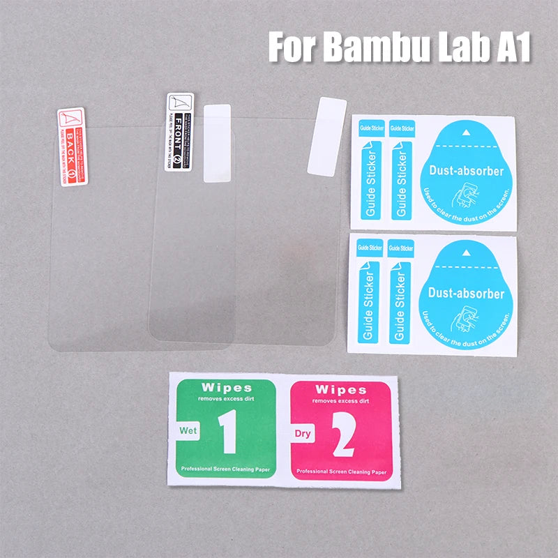 2-Pack Screen Protector Bambu Lab A1 & A1 Mini | HD PET Film Screen Protector Film QXL for A1