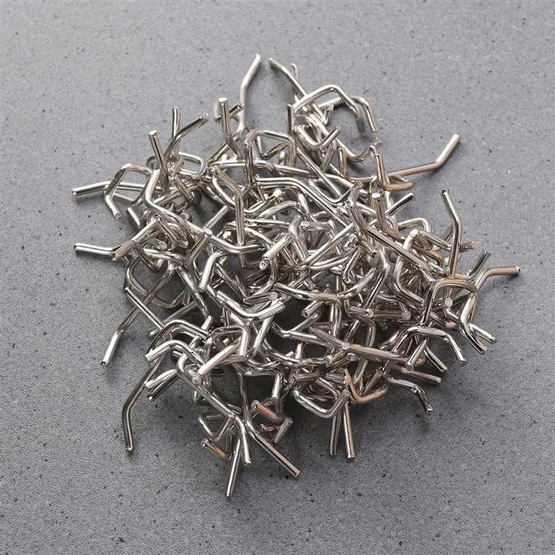 50-Pack Carbon Steel Pegboard Hooks | Tool & Retail Display Pegboard Hooks QXL