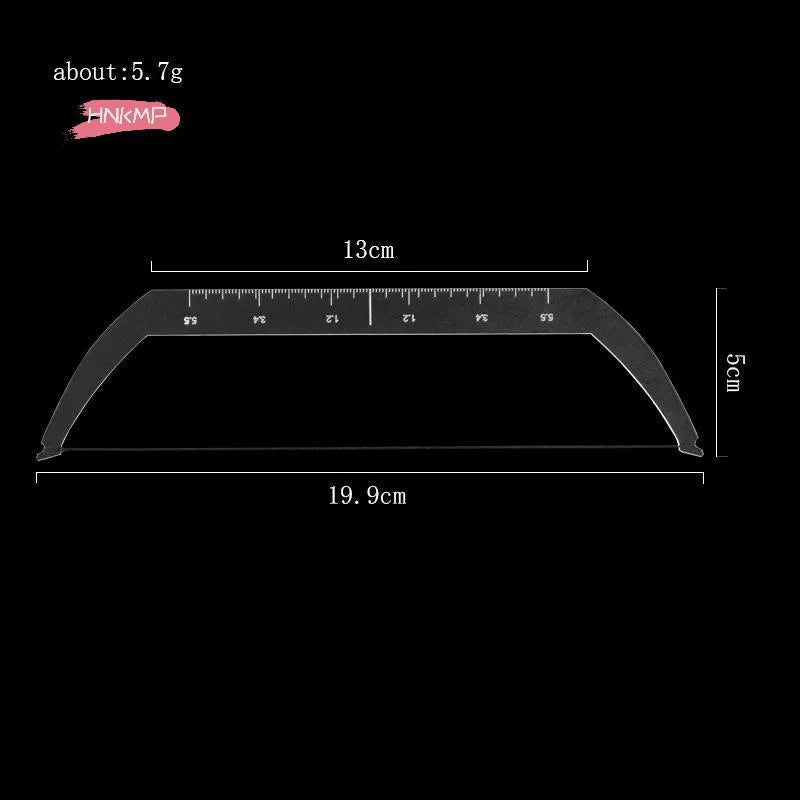 Microblading Eyebrow Mapping Ruler | Bow & Arrow Symmetry Tool Eyebrow Mapping Ruler QXL
