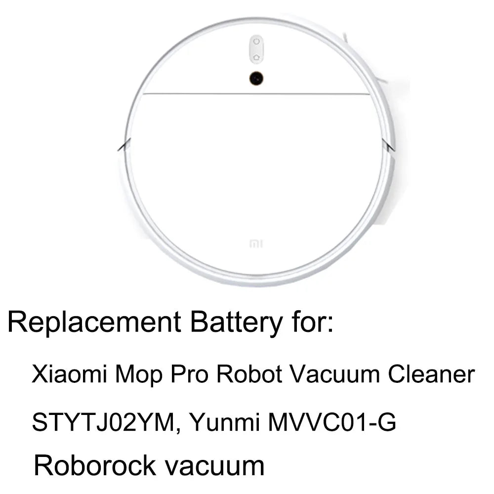 PALO 14.8V 2800mAh Battery for Xiaomi STYTJ02YM Robot Vacuum Replacement Battery Pack QXL