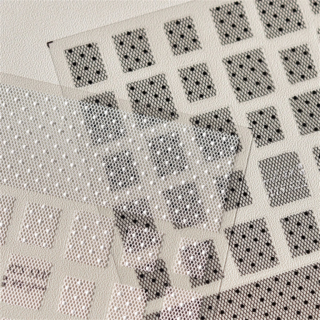 5D Japanese Kawaii Lace Nail Stickers – Retro DIY Decals Nail Art Stickers QXL