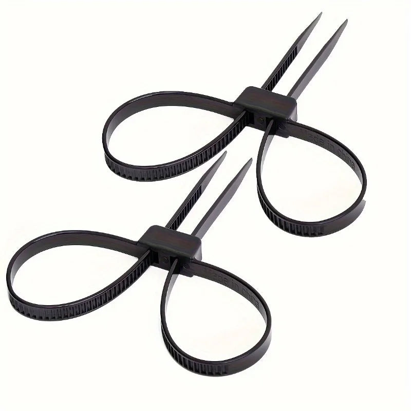 4-Pack Nylon Zip Ties | Double Hole Non-Slip Cable Ties Nylon Cable Ties QXL