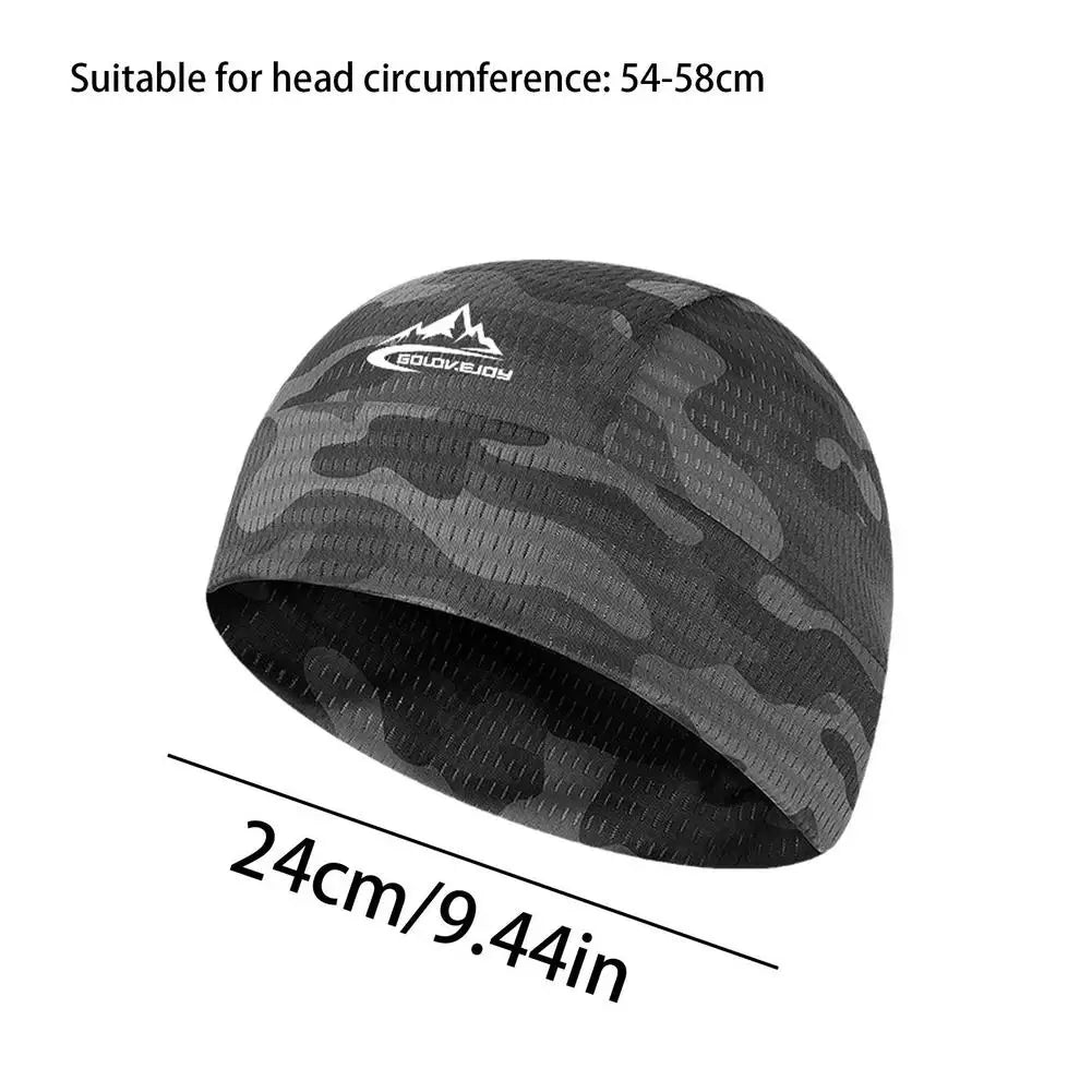 Breathable Skull Cap | Quick-Dry Cycling & Running Helmet Liner Skull Cap Hat QXL