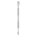 Double-Ended Stainless Steel Nail Pusher & Polish Remover Nail Cuticle Tool QXL Light Grey