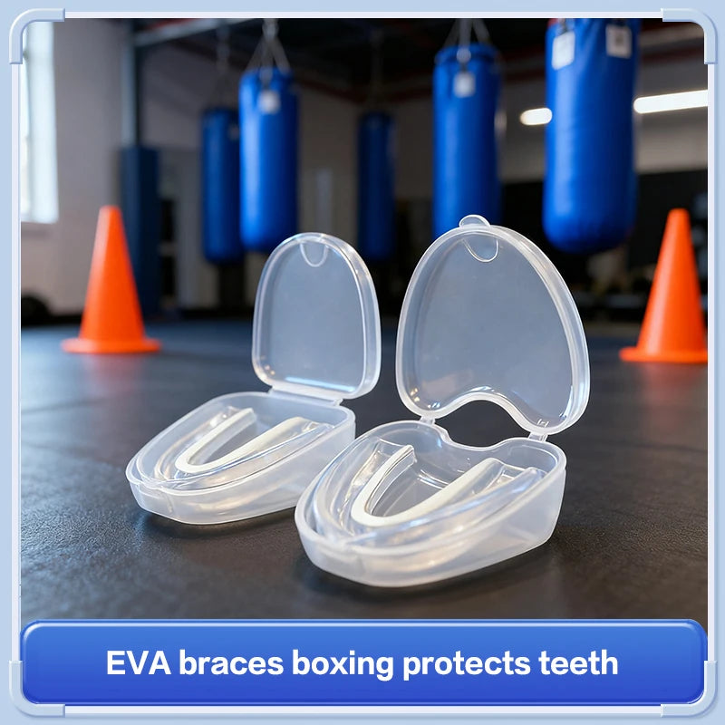 EVA Mouth Guard – Night & Sports Teeth Protector Adults & Kids Dental Mouth Guard QXL