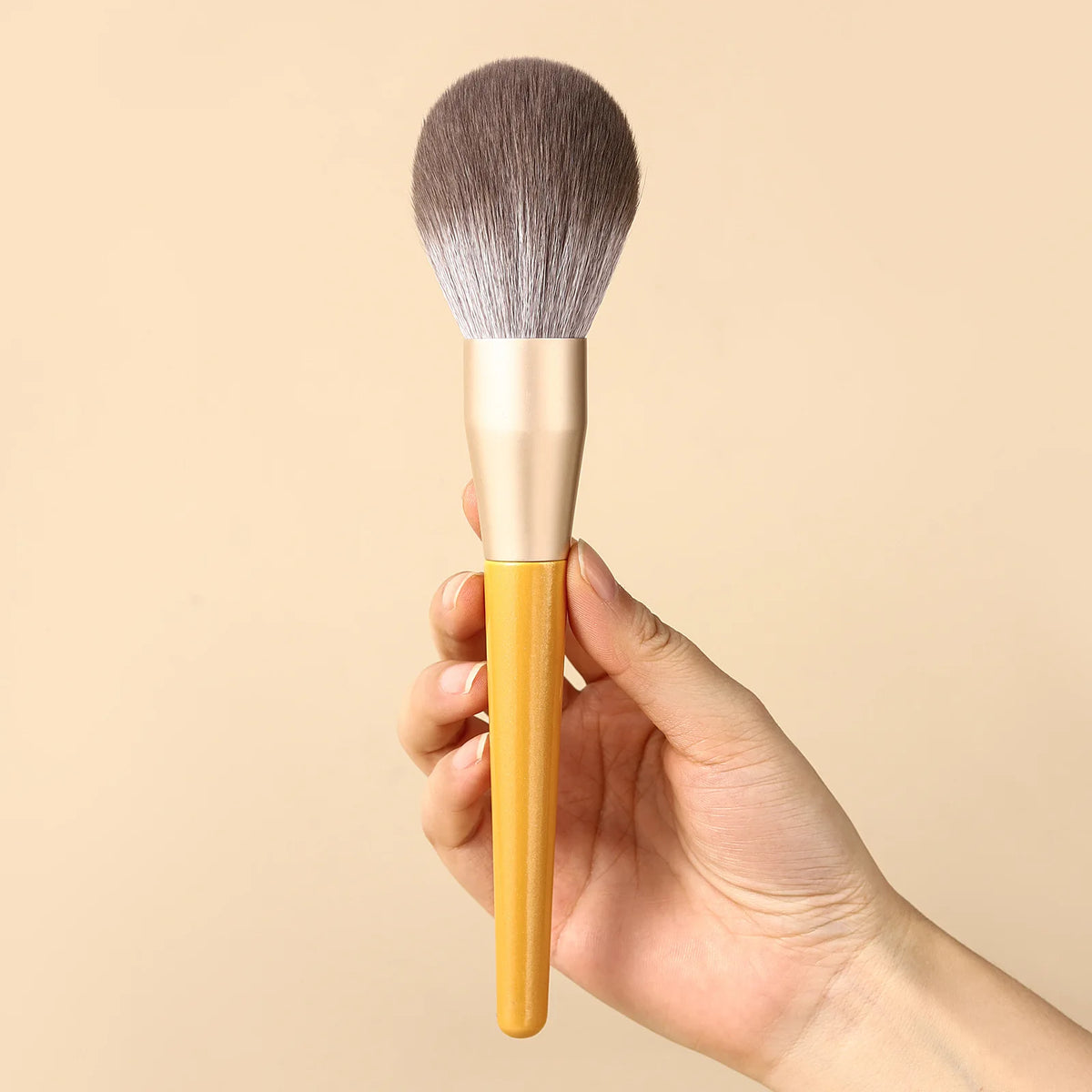 Large Loose Powder Brush | Gold-Plated Soft Makeup Brush Loose Powder Brush QXL
