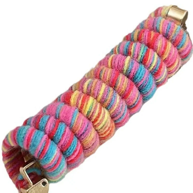 Colorful Telephone Wire Hair Tie | Coil Ponytail Holder Hair Tie QXL
