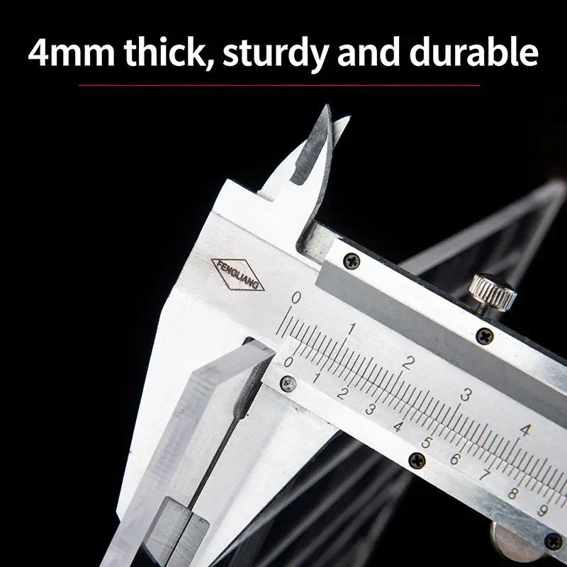 Acrylic Slingshot Band Cutting Ruler Template | DIY Latex Tool Cutting Ruler Template QXL