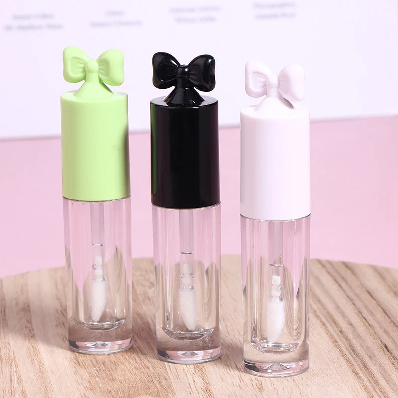 Bow-Shape Empty Lip Gloss Tube 2.5ml | DIY Refillable Wand Lip Gloss Tube QXL