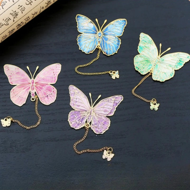 Hollow Butterfly Magnetic Bookmark | Reading Gift & Souvenir Magnetic Bookmark QXL